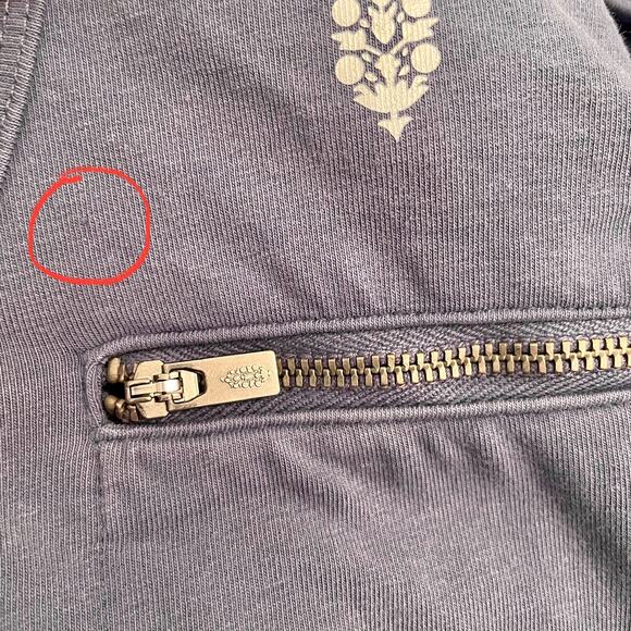 Free People Movement Hot Shot Mini Dress Built In Shorts Blue Indigo Size Medium - Picture 8 of 12